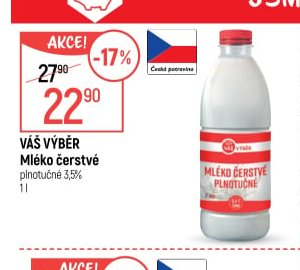 Váš Výběr Mléko čerstvé