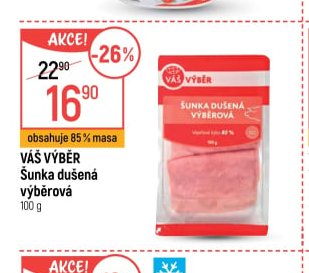 Váš Výběr Šunka dušená výběrová