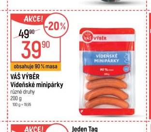 Váš Výběr Vídeňské minipárky