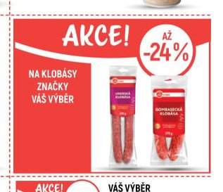 Na klobásy značky Váš Výběr
