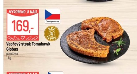 Vepřový steak Tomahawk Globus