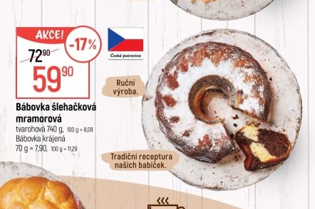 Bábovka šlehačková mramorová
