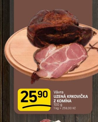 Vávra UZENÁ KRKOVIČKA Z KOMÍNA