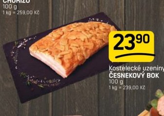 Kostelecké uzeniny Česnekový bok
