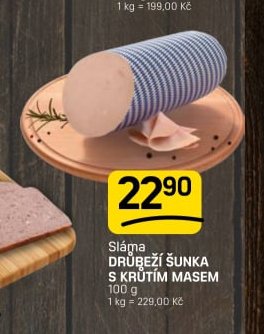Sláma Drůbeží šunka s krůtím masem