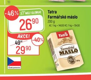 Tatra Farmářské máslo