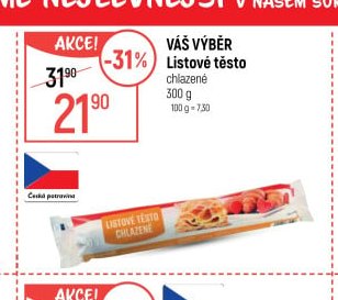 Váš výběr Listové těsto
