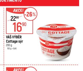 Váš výběr Cottage sýr