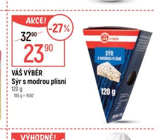 Váš výběr Sýr s modrou plísní