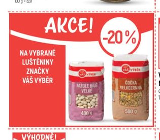 Váš Výběr luštěniny
