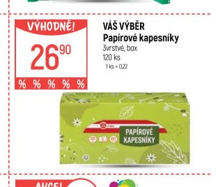 Váš Výběr Papírové kapesníky