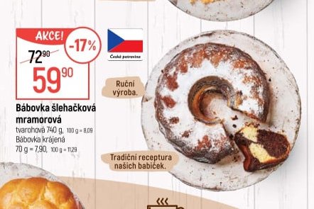 Bábovka šlehačková mramorová