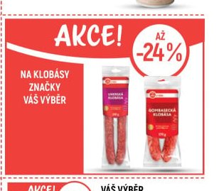 Na klobásy značky Váš výběr