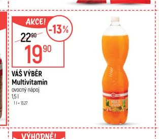 Váš výběr Multivitamin ovocný nápoj