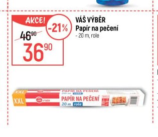 Váš výběr Papír na pečení