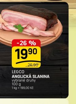 Legco Anglická slanina