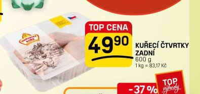 Kuřecí čtvrtky zadní