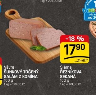 Sláma Řezníkova sekaná