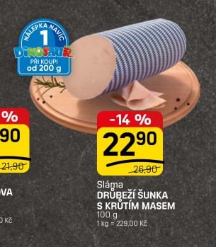 Sláma Drůbeží šunka s krůtím masem