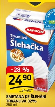 Šlehačka Kapucín