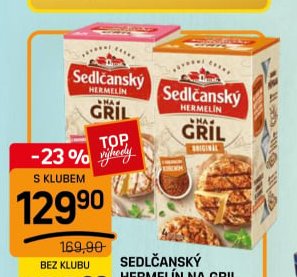 Sedlčanský Hermelín na gril
