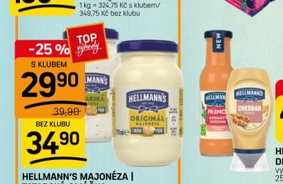 Hellmann's majonéza / tatarská omáčka