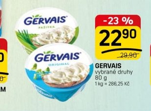 Gervais vybrané druhy 80 g