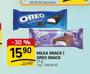 Milka snack | Oreo snack 27 g