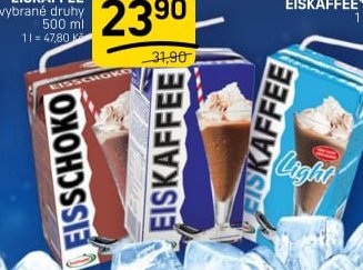 Eiskaffee vybrané druhy 500 ml