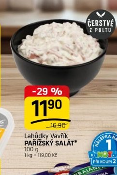 Lahůdky Vavřík PAŘÍŽSKÝ SALÁT