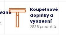Koupelnové doplňky a vybavení