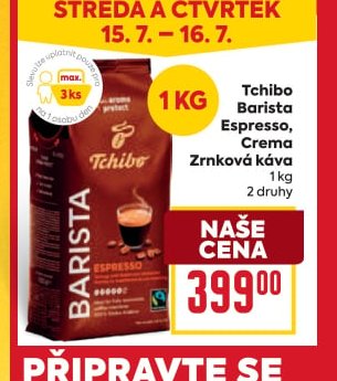 Tchibo Barista Espresso, Crema Zrnková káva