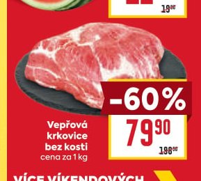 Vepřová krkovice bez kosti