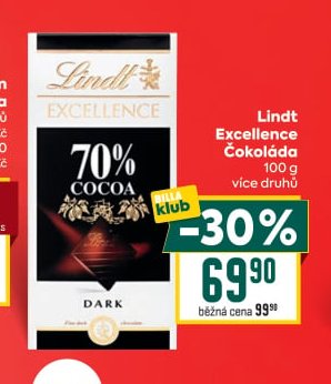 Lindt Excellence Čokoláda