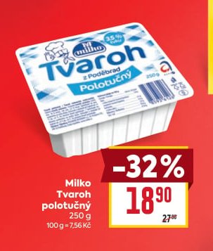 Milko Tvaroh polotučný