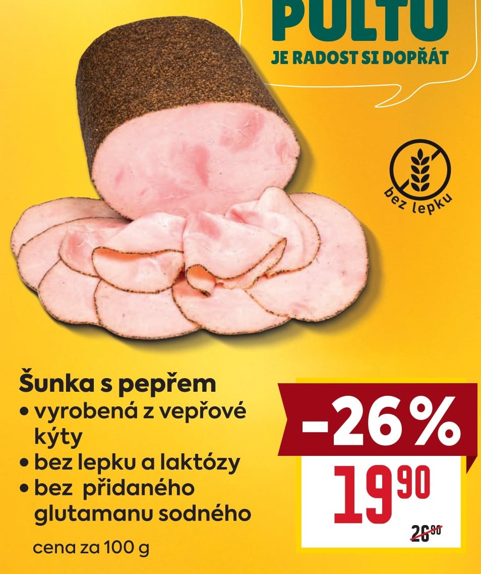 Šunka s pepřem