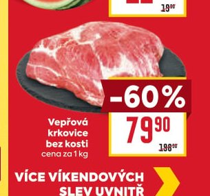 Vepřová krkovice bez kosti