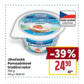 Jihočeské Pomazánkové tradiční natur