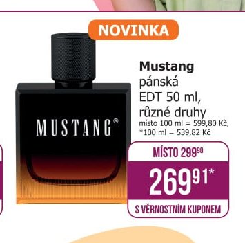 Mustang pánská EDT 50 ml, různé druhy