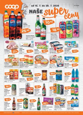 akční leták COOP 15.7.2026-28.7.2026