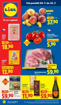 akční leták Lidl 20.7.2026-22.7.2026