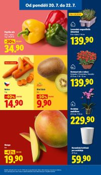 akční leták Lidl 20.7.2026-22.7.2026