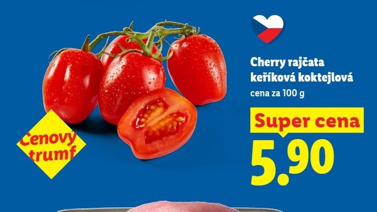 Cherry rajčata keříková koktejlová