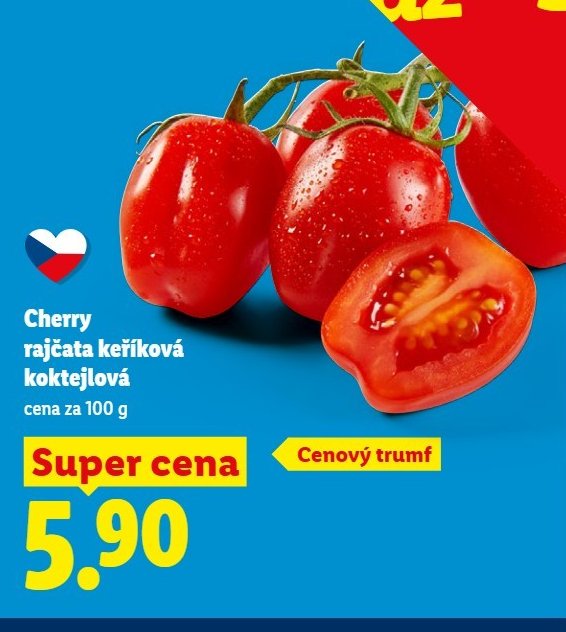 Cherry rajčata keříková koktejlová