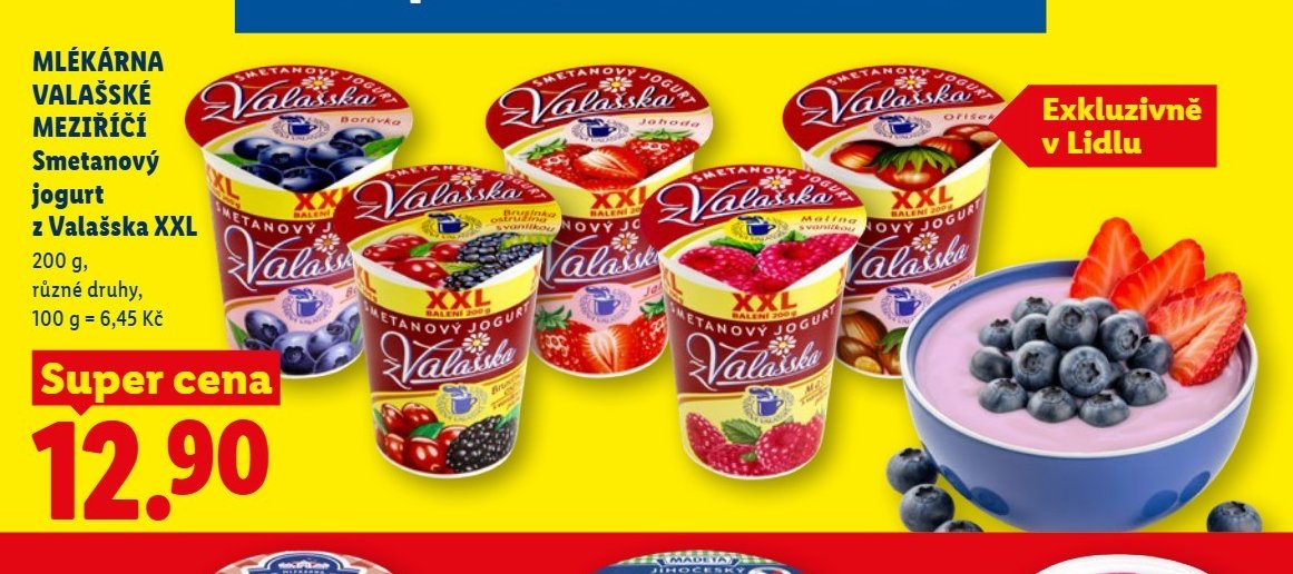 MLÉKÁRNA VALAŠSKÉ MEZIŘÍČÍ Smetanový jogurt z Valašska XXL