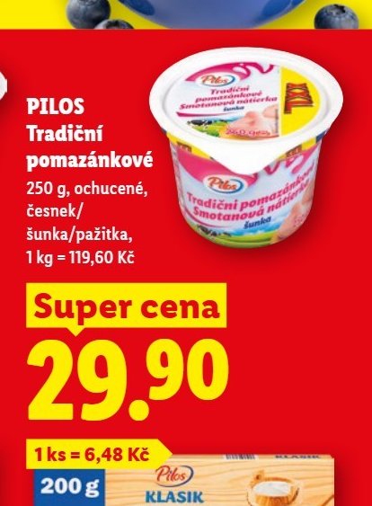 PILOS Tradiční pomazánkové