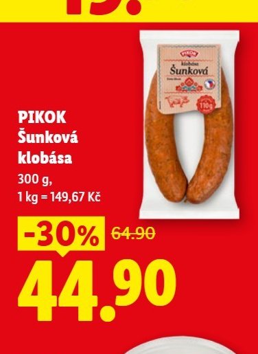 PIKOK Šunková klobása