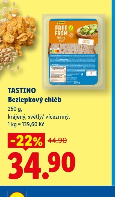 TASTINO Bezlepkový chléb
