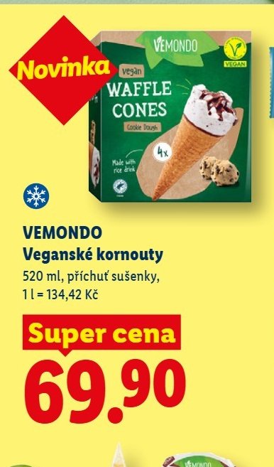 VEMONDO Veganské kornouty