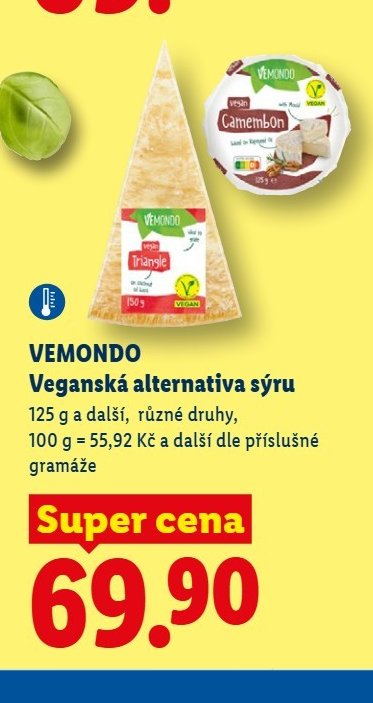 VEMONDO Veganská alternativa sýru